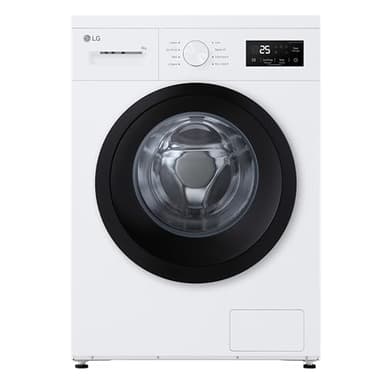 LG F4NA10S8NWK Lavatrice Slim 8 kg a Carica Frontale Serie A1, Classe A, 1400 Giri, Programma Igiene con Vapore, Top Rimovibile, Libera Installazione, Design Minimalista, White