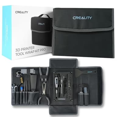 Creality Kit di strumenti per stampanti 3D, 74 pezzi per la stampa 3D, kit di montaggio, rimozione/filamento, set di accessori per stampanti 3D, per tutte le stampanti FDM, pulizia stampa