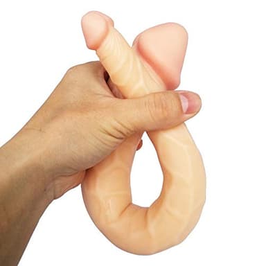 Yrrddxxoo Realistico Unico 14.17 Pollici Doppia Testa Dīld' Ultra Morbido Femminile Relax Massaggiatore Carino Àdlt T-Nero Carne (colore : Carne)
