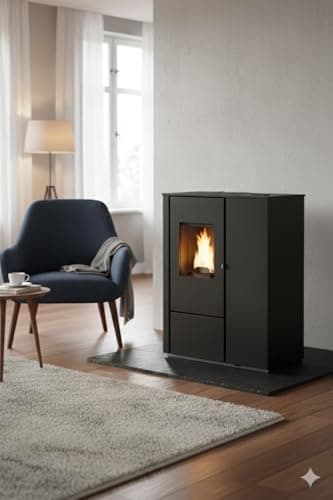 Stufa a pellet biofirePenelope- 8,0 kW (Nero)