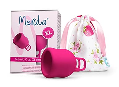 Merula Cup XL strawberry (rosa) - La coppetta mestruale per i giorni molto forti