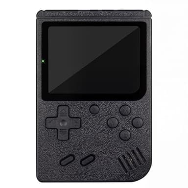 NHQZ Console Portatile con Giochi Arcade,Mini Console di Giochi Retrò,500 Giochi Classici,per Due Giocatori,con Controller Portatile e Uscita AV,Schermo da 3,0 Pollici,per Bambini e Adulti (Nero)