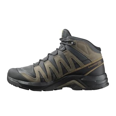 SALOMON Uomo X-adventure Recon Mid Gore-Tex Scarpe da Trekking, per il Comfort, Escursioni e Corsa Trail, Asphalt Falcon Coyote Brown, 42 EU