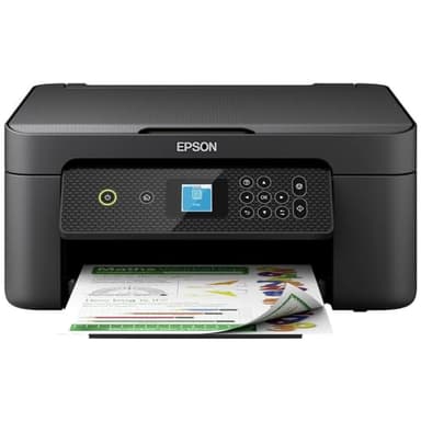 Epson Expression Home XP-3200 Stampante Multifunzione A4 getto d'inchiostro (Stampa Fronte Retro, Scansione, Copia) Display LCD 3.7cm, WiFi, Stampa mobile e su Cloud, AirPrint,Serie 604,Black