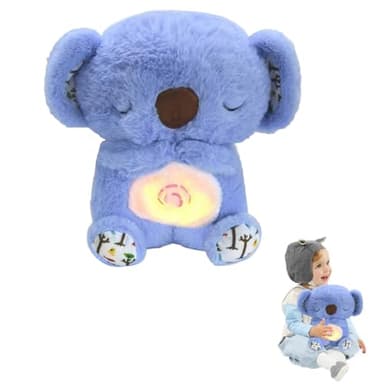 LDDYKZY Koala Lenitivo, lontra Che Respira e rilassa, eluche Koala Calmante, Koala Con Movimento Respiratorio Ritmico, Peluche Koala Compagno Di Sonno, Ideale Regalo Neonato