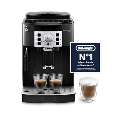 De'Longhi Magnifica S ECAM22.110.B Macchina da Caffè Automatica per Espresso e Cappuccino, Caffè in Grani o in Polvere, 1450 W, Nero