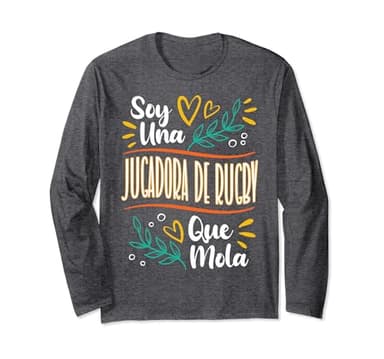 Una Jugadora de Rugby Que Mola Regalos Originales Rugby Maglia a Manica