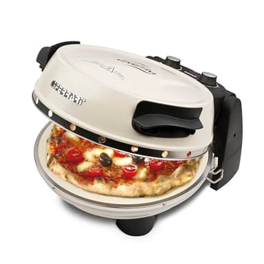 G3Ferrari - Forno elettrico per pizza Napoletana Icy Cream, edizione limitata, G1003217, fino a 400 gradi, con pietra per pizza, con 2 ° pietra/pizza e pita e molto altro ancora, in 3 minuti/anche per