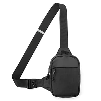 DONGKER Zaino Monospalla,Borsa a Tracolla in Nylon Impermeabile Sling Bag per Uomo Sportiva Viaggio Escursionismo