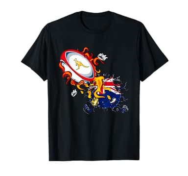 Maglia Australia Rugby,Wallabies Rugby, Australia Bandiera Maglietta