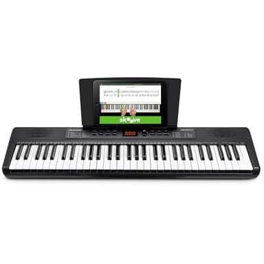 Alesis Melody 61 Pianola Tastiera a 61 Tasti per Principianti con Altoparlanti, Leggio, 300 Suoni e Lezioni Musicali