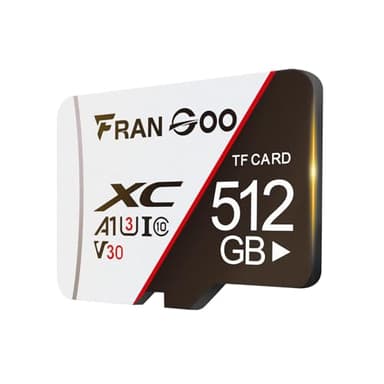 Schede di memoria Micro SD FrmGo da 512 GB, scheda SD, video UHD per GoPro, fotocamera 4K Pro,action camera, smartphone, scheda di memoria MicroSDXC UHS-I U3 A1 V30