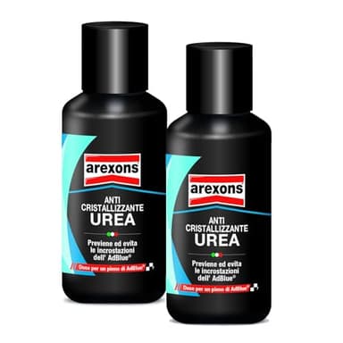 9655 Additivo Anti-cristallizzante UREA. Annulla Il fenomeno della cristallizzazione AdBlue nel Sistema SCR preservando Pompa e Serbatoio. Compatibile con Tutti i sistemi AdBlue. KIT PROMO 2 PEZZI