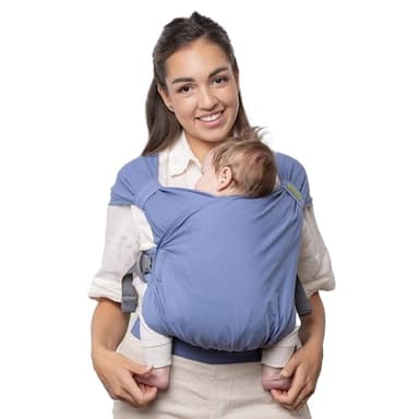 Boba Bliss Fascia Porta Bebe - Marsupio Neonato o Bambino 2 in 1 - Fascia Neonato Senza Nodi - Ideale per la Salute dei Fianchi - Marsupio Bambino Soffice ed Ergonomica - 3,2 a 16 Chili