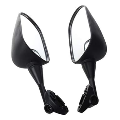 HANSWDEU Coppia Opaco Nero Specchio Retrovisore Moto per CBR 600 F4 / F4i 1999-2005