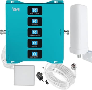 Banda 1/3/7/8/20 Licenza-CE Ripetitore Segnale Cellulare, Amplificatore 2G 3G 4G LTE GSM 800/900/1800/2100/2600mhz