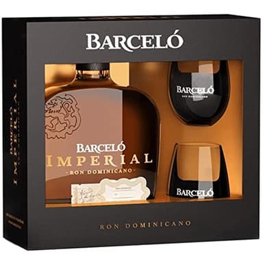 Barceló Imperial astuccio con due bicchieri 38% Vol CL 70