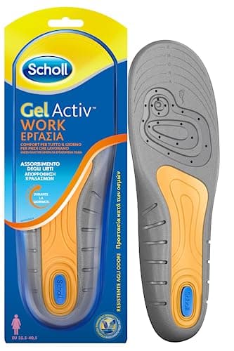 Scholl Gel Activ Work, Solette Donna, EU 35-40,5, 1 Paio