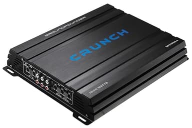 Crunch GPX-1000.4 - Amplificatore auto a 4 canali, classe A/B con 4 x 125 W RMS @2 Ohm, 2 x 250 W ponte @4 Ohm – Bass Boost, filtro HPF/LPF, Cinch, amplificatore HiFi per auto da 12 V