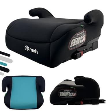 Mein Rialzo Auto Universale per Bambini 125-150cm - Alzatina Auto Bimbi Isofix 15-36 kg - Seggiolino Auto 5/6/7 Anni - Seduta Auto Bimbi 15-36 kg (Colore Casuale)