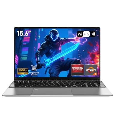 FUNYET Portatile da 15,6 Pollici Gaming Laptop, Win11pro, Processore R5-7430U, 16 RAM 1TB SSD, Notebook FHD 1920 * 1080, Sblocco con impronte Digitali, Tastiera Sfocata, Chiusura a 180°, BT5.0
