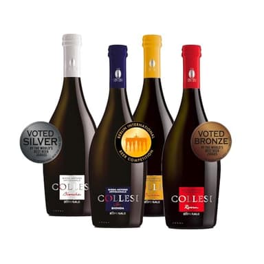 Birra Artigianale Collesi – Confezione Degustazione 4 Birre - IPA, Rossa, Bionda, Blanche – Confezione da 4 Bottiglie - 750 ml