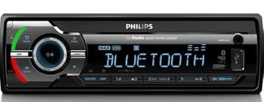 Philips CE235BT Autoradio Bluetooth + EDR Mechanic Free - Autoradio, Vivavoce, Lettore MP3 e USB/SDHC, Equalizzatore, Sintonizzazione Automatica Digitale, Plug & Play (FM/AM)