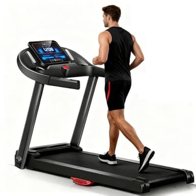 SaiDeng Tapis Roulant Salvaspazio 14km/h – Tapis Roulant Elettrico Pieghevole con Inclinazione 15%, Walking Pad da Casa con Motore Silenzioso 3.0HP, Display LED e Portata 136kg