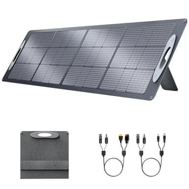 VDL 200W Pannelli Solari Portatile, Caricatore Solare per Celle Solari Monocristalline da 20V, Generatore Solare con Multi-Contatto 4, Compatibile con la Maggior Parte delle Centrali Elettriche