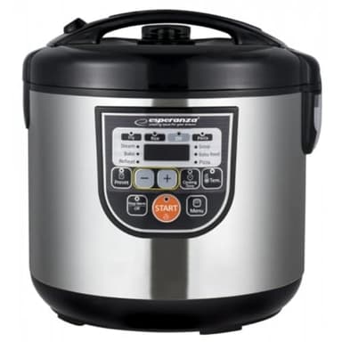 ESPERANZA EKG011 MULTICOOKER Cooking 5 L 860 W Negro, METÁLICO