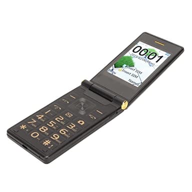 Senior Flip Phone, Telefono Cellulare a Pulsanti Grandi per Anziani, Dual Screen Mobile Touch Screen da 3,0 Pollici per Scrittura a Mano, Dual SIM, 5900mAh