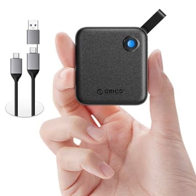 ORICO SSD portatile da 512 GB con cavo USB C 2 in 1, unità a stato solido esterna, fino a 460 MB/s, indicatore di stato, archiviazione affidabile per smartphone, tablet e PC USB-C - B5PLUS