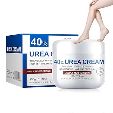 Crema Piedi Urea 40%,150g,Crema Piedi Secchi Screpolati,Cream Foot Urea,Trattamento Per Talloni Screpolati,Ammorbidimento Dei Calli E Cura,Per Foot,Mani,Talloni,Gomiti,Unghie E Ginocchia