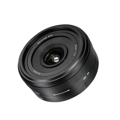 7artisans 18mm F5.6 Full Frame Obiettivo per Sony E Mount, Ultra-Wide Angle Pancake Obiettivo Compatibile con Sony E-Mount Fotocamere A5000 A6000 A6100 A6300 A6400 A6500 A6600 NEX-3 NEX-3N