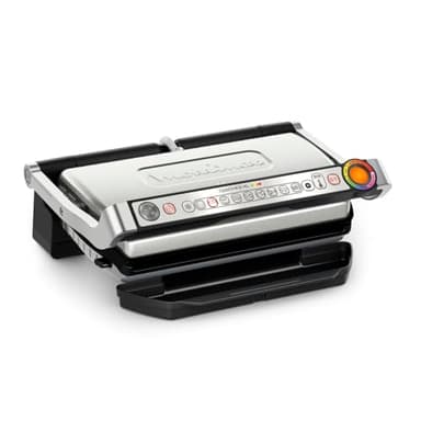 Moulinex Optigrill+ XL, Griglia Elettrica da Interno Ideale per Cucinare Carne, Pesce e Verdure, Indicatore di Cottura e 9 Programmi Automatici, Piastre Antiaderenti, GI722D