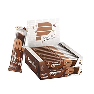 Powerbar Protein Nut2 Milk Chocolate Peanut 12x(2x22,5g) - High Protein Low Sugar Bar