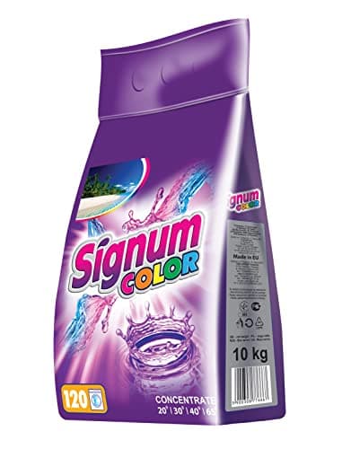 SIGNUM COLOR (120 Lavaggi) detersivo in polvere 10 kg di detersivo per fogli