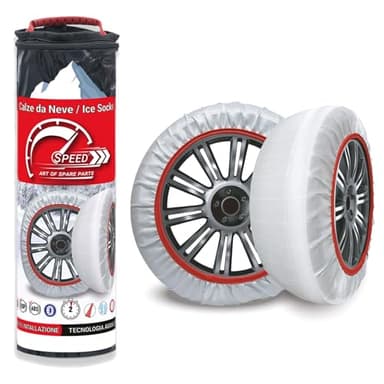 Speed Calze da Neve OMOLOGATE EN 16662-1 per Pneumatici GOMME 205/55 R 16