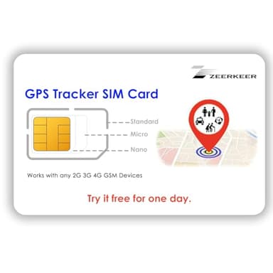 SIM Card per Localizzatore GPS, Scheda SIM per GPS Tracker con Copertura Globale e rete multi-operatore 4G LTE/3G/2G/GSM, Senza Scadenza e tariffe competitive, SIM per GPS Tracker, A partire 4€/mese