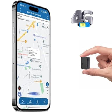 4G Mini Localizzatore GPS per Auto con Scheda SIM 1500mAh Batteria 60 Giorni di Standby Magnetico Micro GPS Tracker Spia Dispositivo Antifurto Impermeabile Localizzatore per Veicoli Moto 4G TK903