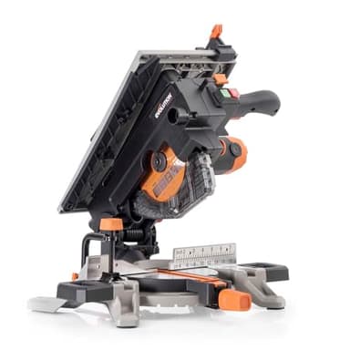 Evolution Power Tools R210MTS-G2 Troncatrice convertibile in sega da banco - ibrida,compatta e portatile -Per taglio multi-materiale su legno,metallo,plastica e molto altro,con lama da 210 mm inclusa