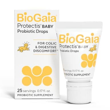 Everidis Health Sciences Protectis Gocce Probiotiche per Neonati, Neonati e Bambini Coliche, Sputi, Costipazione e Comfort Digestivo, 5 ML, 0,17 oz, 1 Confezione