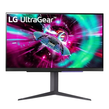 LG 27GR93U UltraGear Gaming Monitor 27" UltraHD 4K IPS HDR 400, 3840x2160, 1ms, G-Sync Compatible, AMD FreeSync Premium Pro 144Hz, HDMI 2.1 VRR, HDCP 2.2, Display Port 1.4, Flicker Safe, Nero