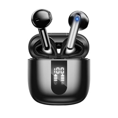 Cuffie Bluetooth, Auricolari Bluetooth 5.4 In Ear Stereo con 4 Microfono ENC, 60 Ore Cuffiette Wireless Cancellazione Rumore, IP5 Auricolare per iPhone e Androide, Earbuds Usb C Sportive per PC TV