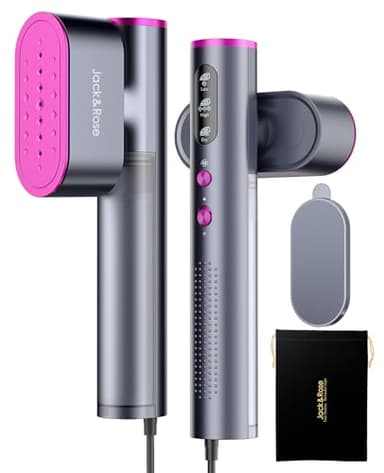 Ferro da stiro da viaggio, 100-240 V Doppia tensione Steamer, 1000W Vapore grande 22 g/min Ferro da Stiro Portatile, 15s rapido riscaldamento per il Global viaggio
