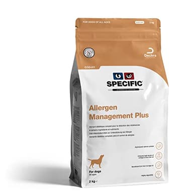 SPECIFIC® Allergen Management Plus (CΩD-HY) - 2kg - Crocchette ipoallergeniche per cani con salmone idrolizzato - Senza glutine - Per tutte le età - Dechra Veterinary Products
