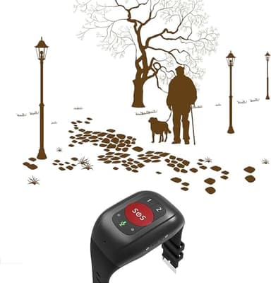 Localizzatore GPS 4G Per Anziani E Demenza, Localizzatore Personale, Braccialetto Anti-smarrimento, Chiamata Rapida, Allarme Caduta, Promemoria Farmaci, Citofono Vocale, Adatto Per Autismo, Bisogni S