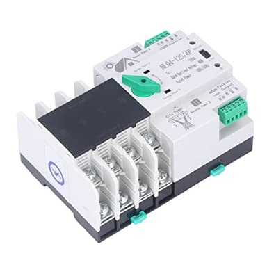 Interuptore Automatico a Doppia Alimentazione, 4P 100A PC, Interuptore di Transferencia Automatico Doppio ATS 400V AC Generatore Portatile Interuptore a Doppio Transferencia