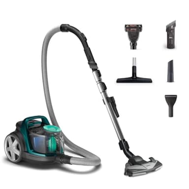 Philips 5000 Series Aspirapolvere Senza Sacco - 900W, con Filtro Allergy e Spazzola Triactive (FC9555/09)