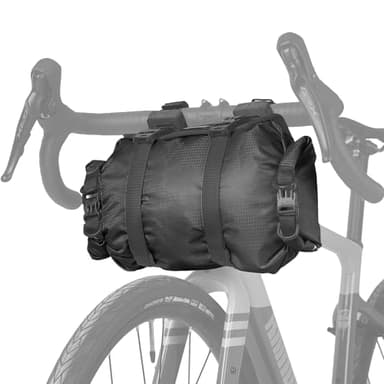 Rhinowalk Borsa da Manubrio per Bici Impermeabile 12L - Dry Bag a Rullo Anteriore di Grande Capacità per Bikepacking e Bicicletta